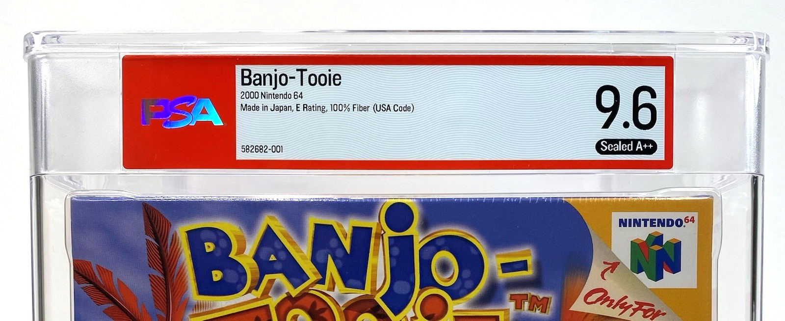 Banjo-Tooie Nintendo 64 N64 Brand New 2001 Factory Sealed PSA Graded 9.6 A++