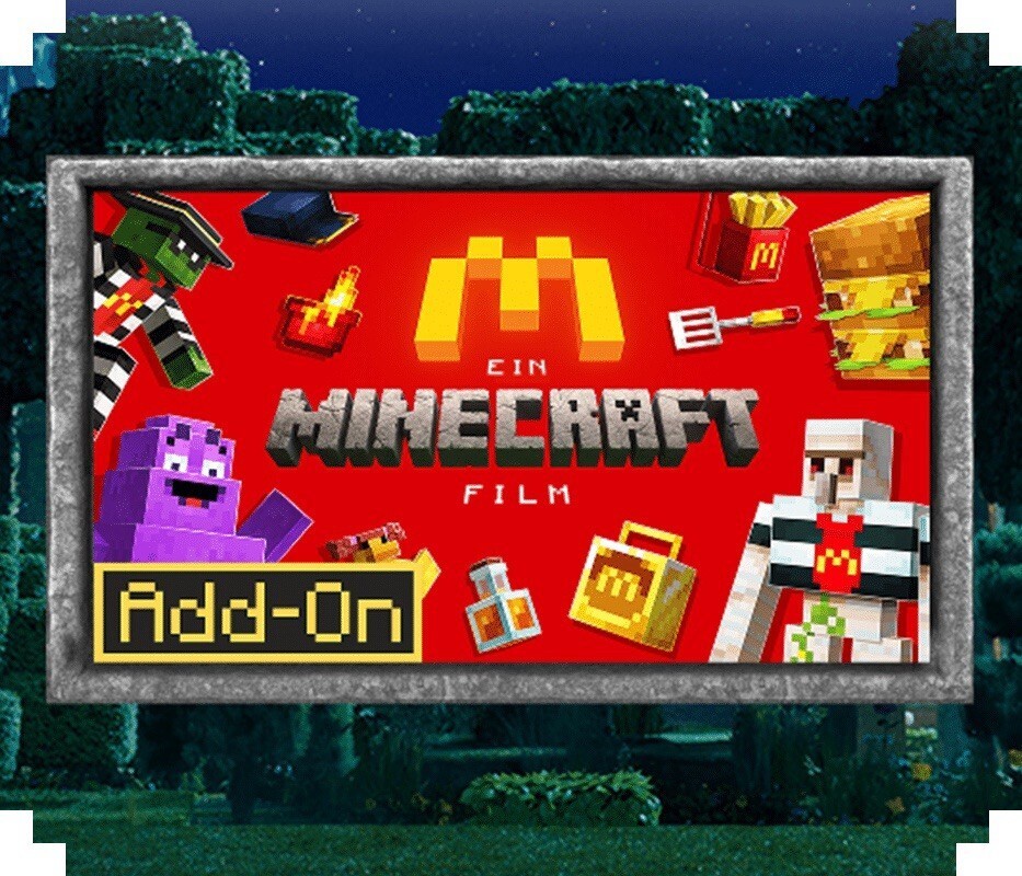 Minecraft : McDonald’s Add-On FULL SET | Java & Bedrock Edition PC & XBOX