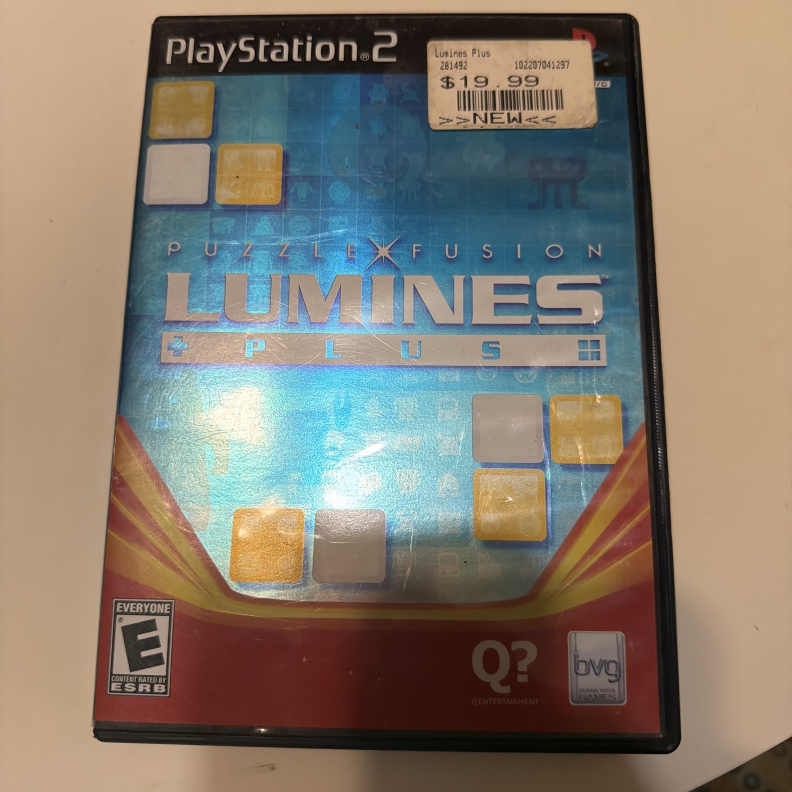 Lumines Plus (Sony Playstation 2 ps2) Complete Tested Registration Card Pre-own