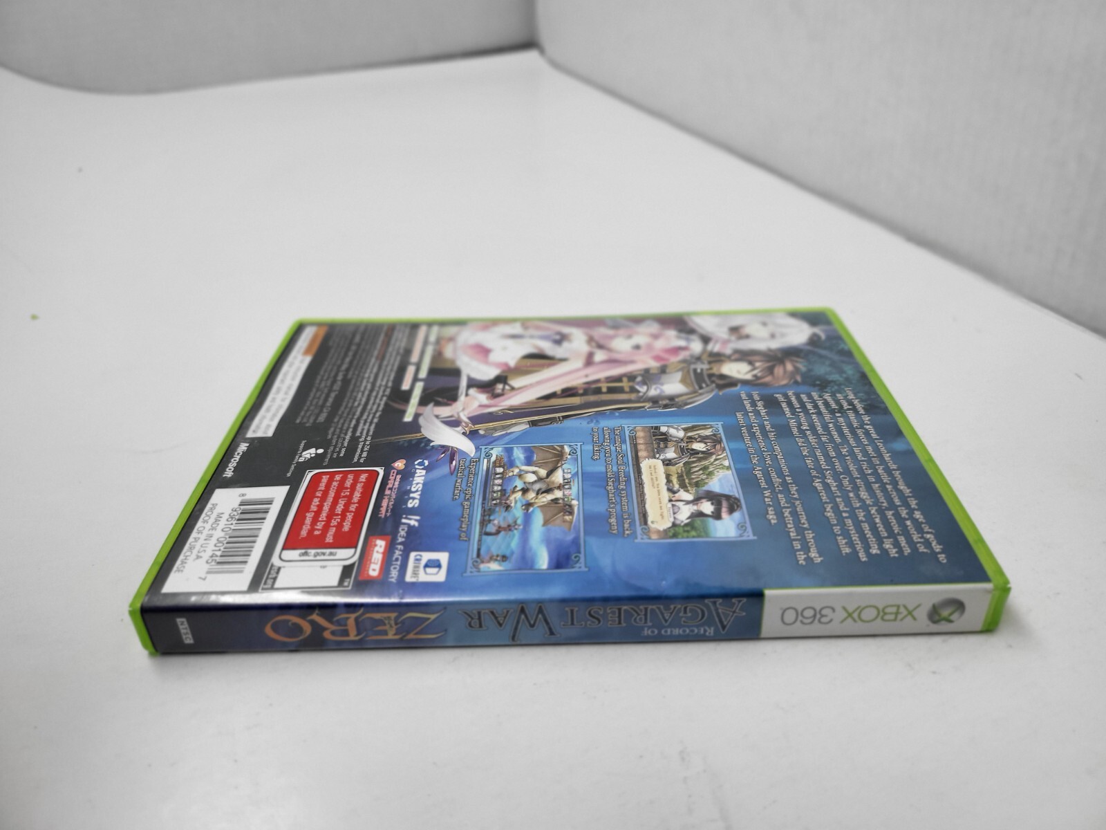 MINT RECORD OF AGAREST WAR ZERO RPG AWESOME ROLE PLAYING GAME FOR XBOX 360
