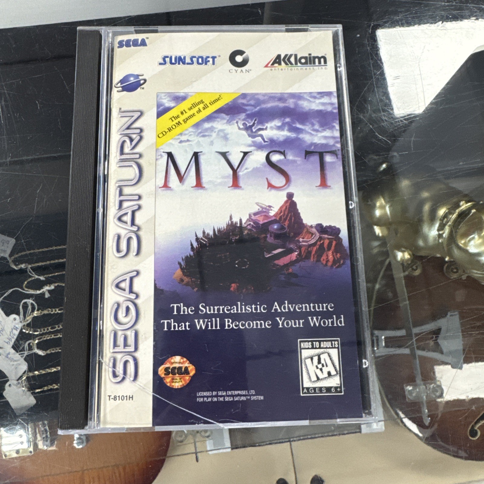 Myst (SEGA Saturn, 1995) Complete CIB W/Registration Card