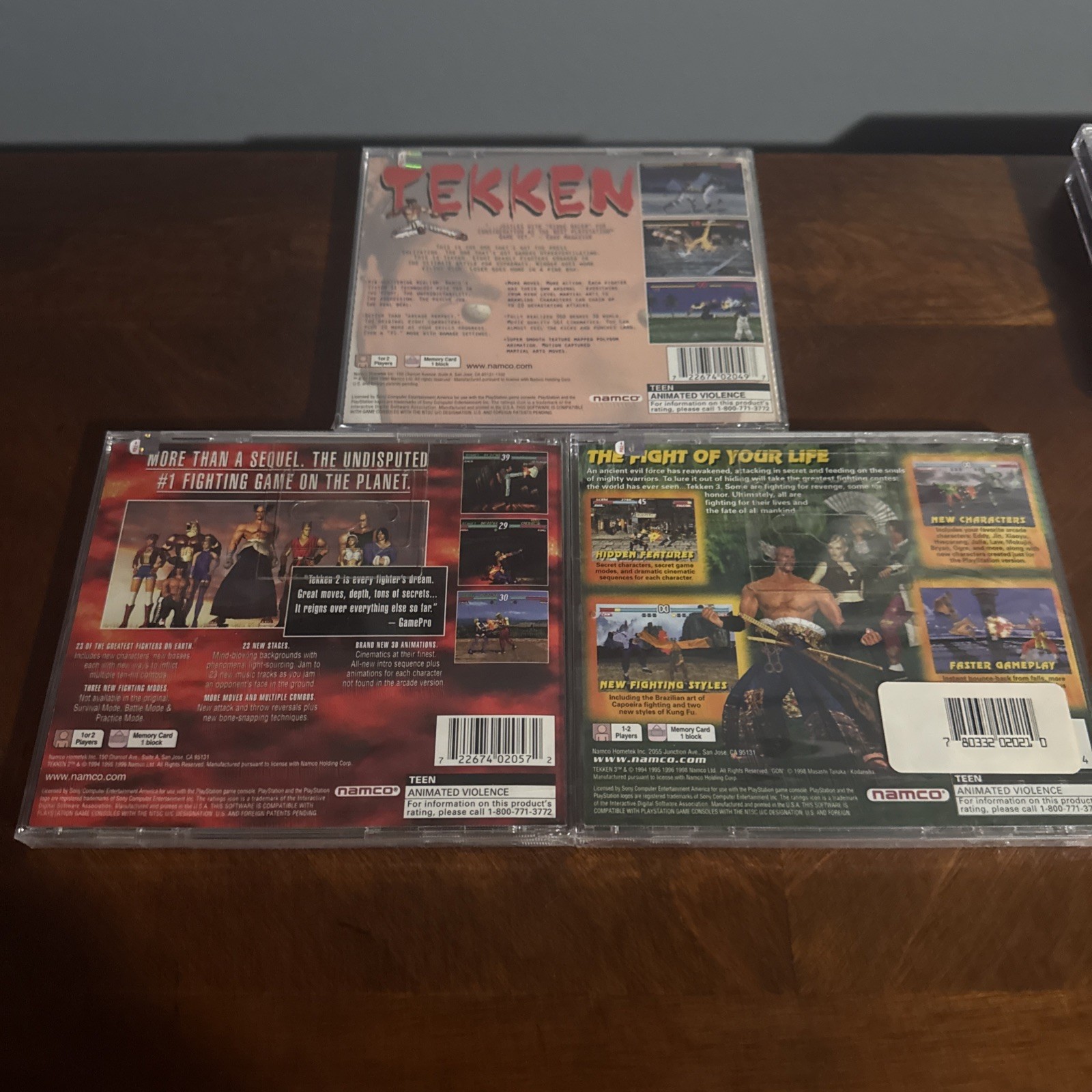 Tekken 1, Tekken 2, & Tekken 3 Greatest Hits Brand New Sealed
