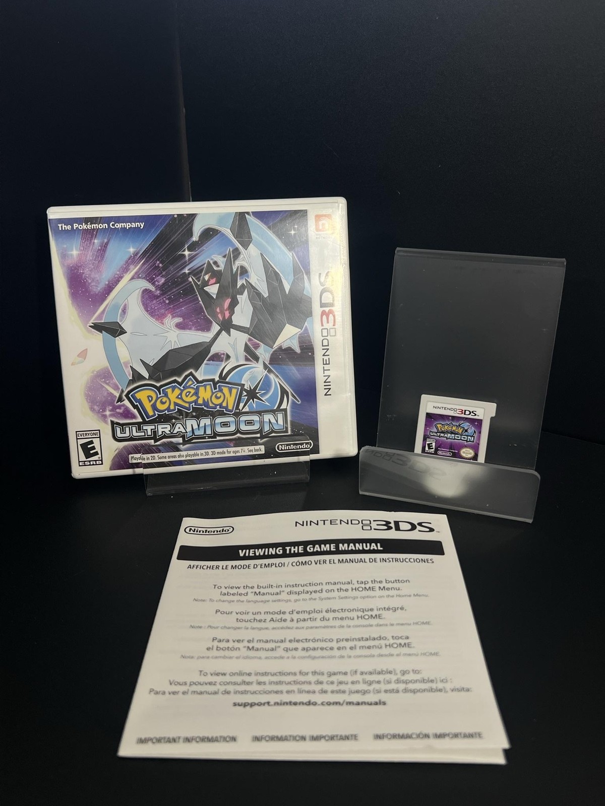 Nintendo Pokémon Ultra Moon Nintendo 3DS Complete CIB Tested Authentic