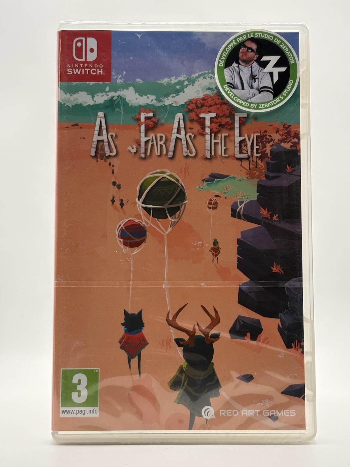 As Far As The Eye Nintendo Switch Brand New Sealed PEGI Red Art Games