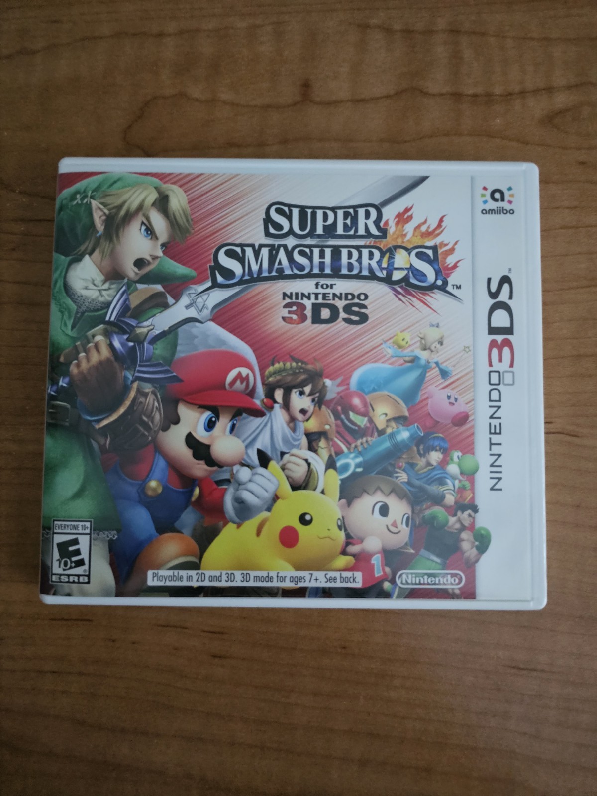 Authentic Super Smash Bros For Nintendo 3DS Game English