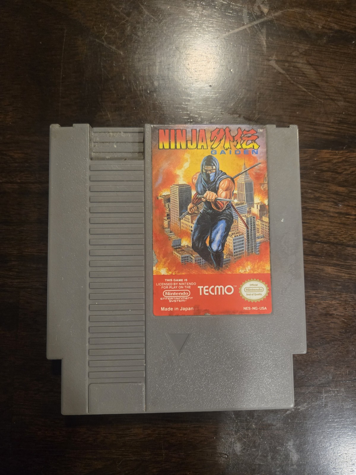 ​Ninja Gaiden (Nintendo NES, 1989) – Authentic Original Tecmo-Clean Label-Tested