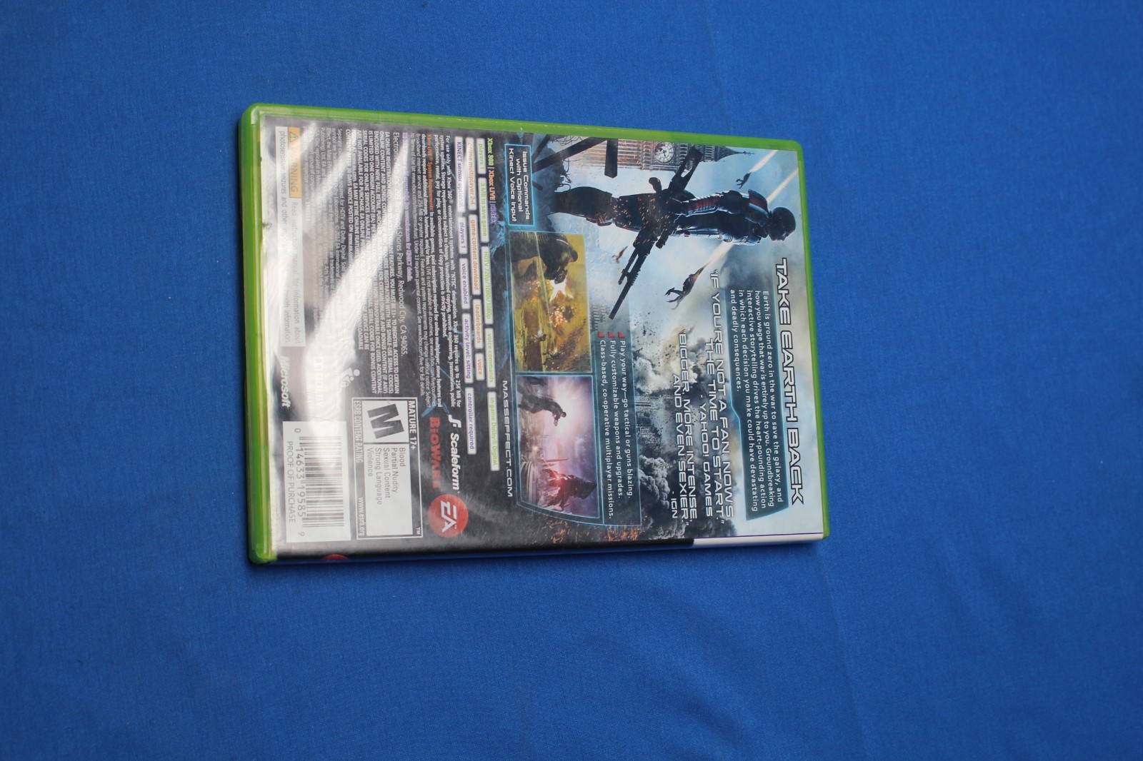 Mass Effect 3 (Microsoft Xbox 360, 2012) Complete Tested Working No Manual