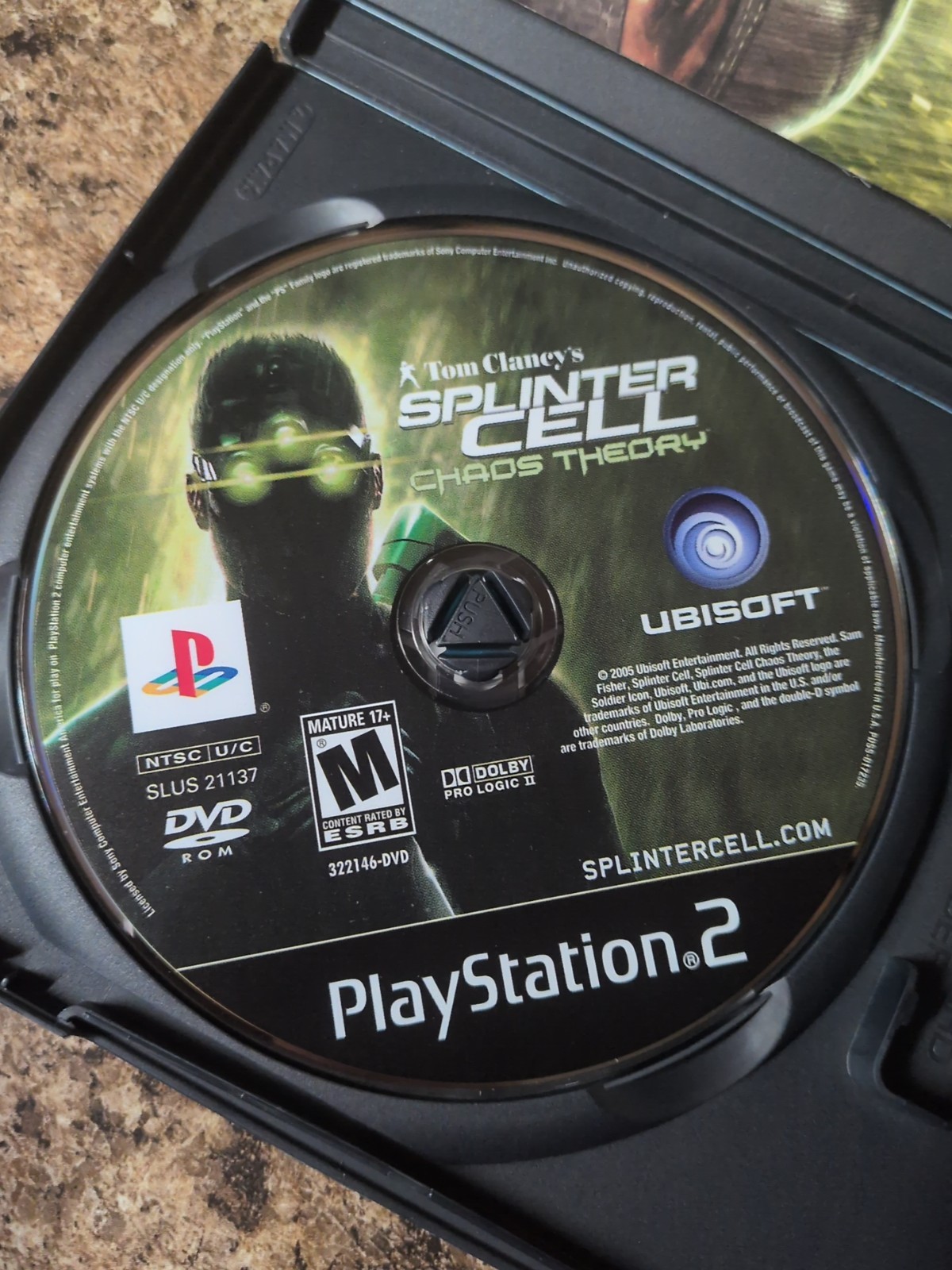 Splinter Cell Chaos Theory (Sony Playstation 2, 2005) PS2 / Complete CIB Tested