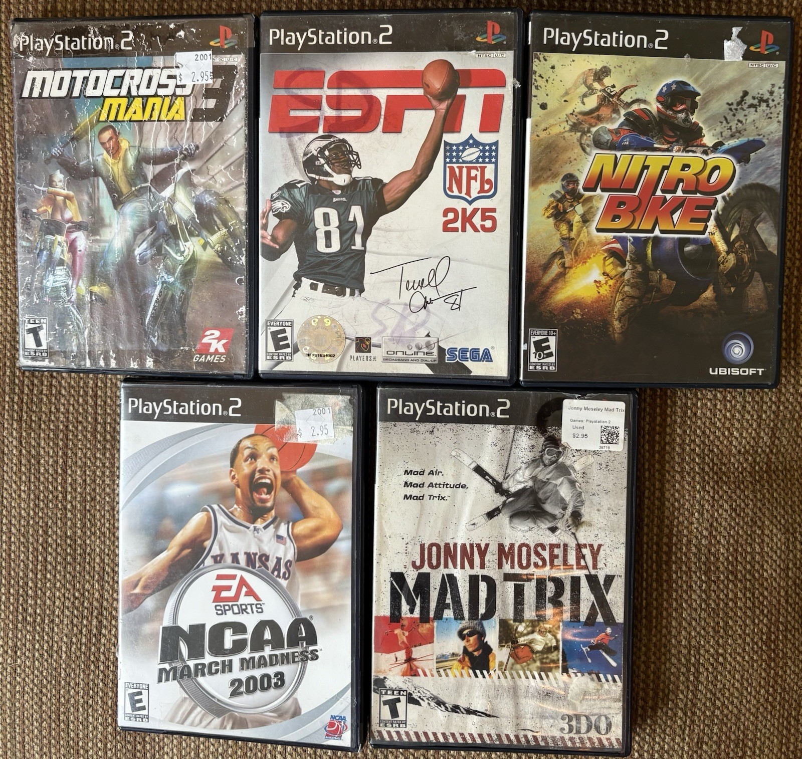 Sports Ps2 Bundle (Some w/ Registration)