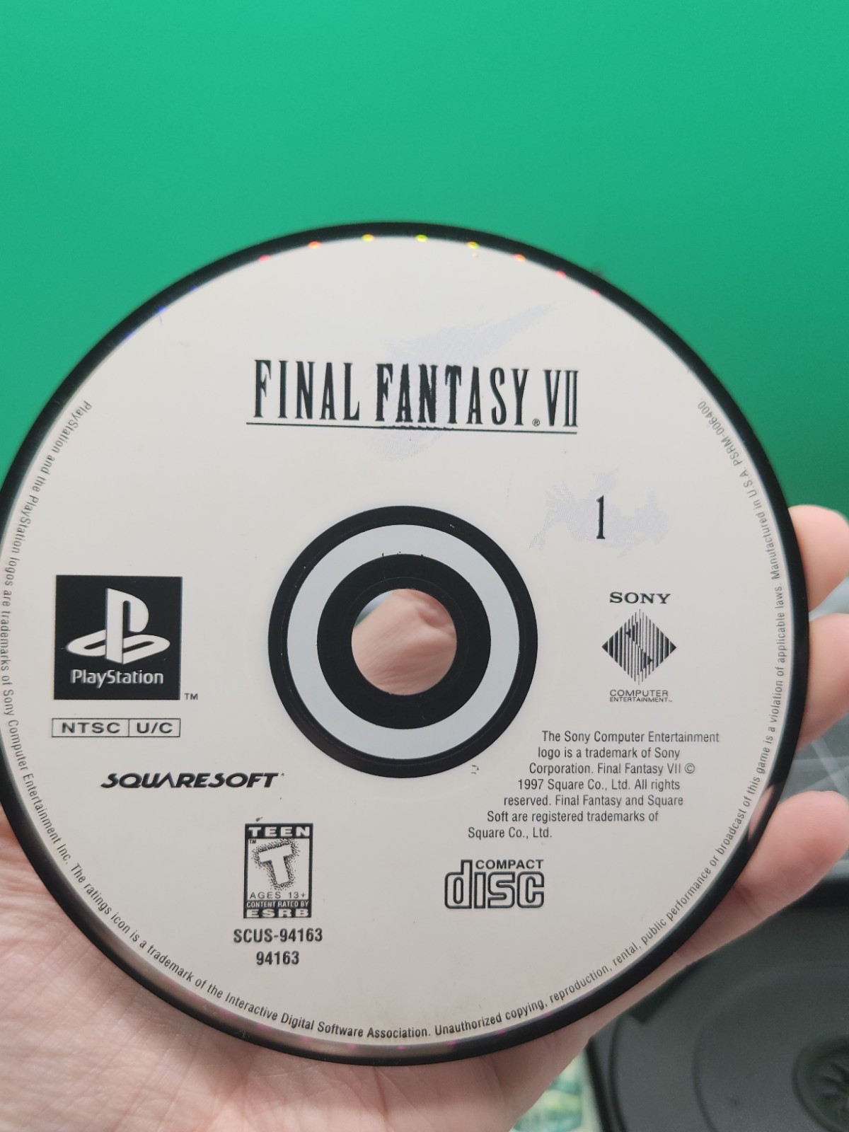 Final Fantasy VII – PlayStation PS1 (Black Label)