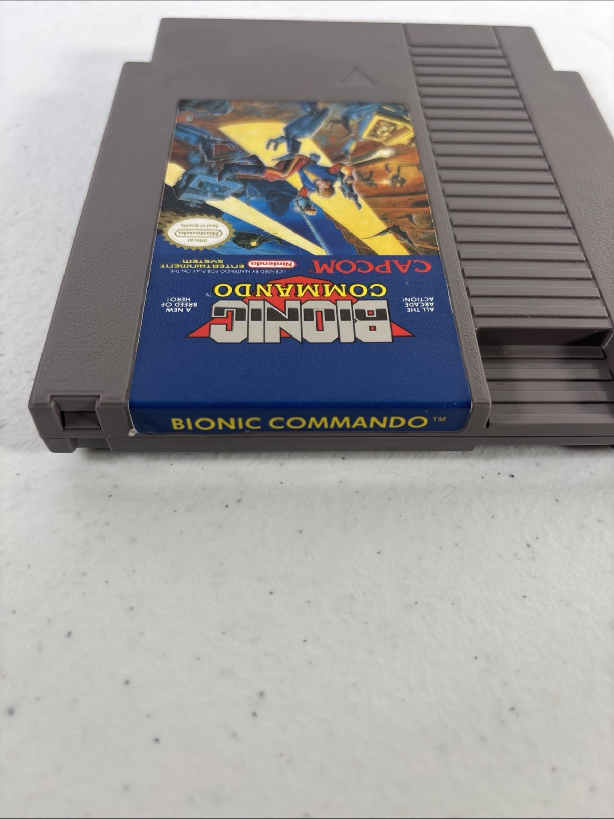 Bionic Commando – Nintendo NES, 1988 Authentic Game Cartridge – Tested