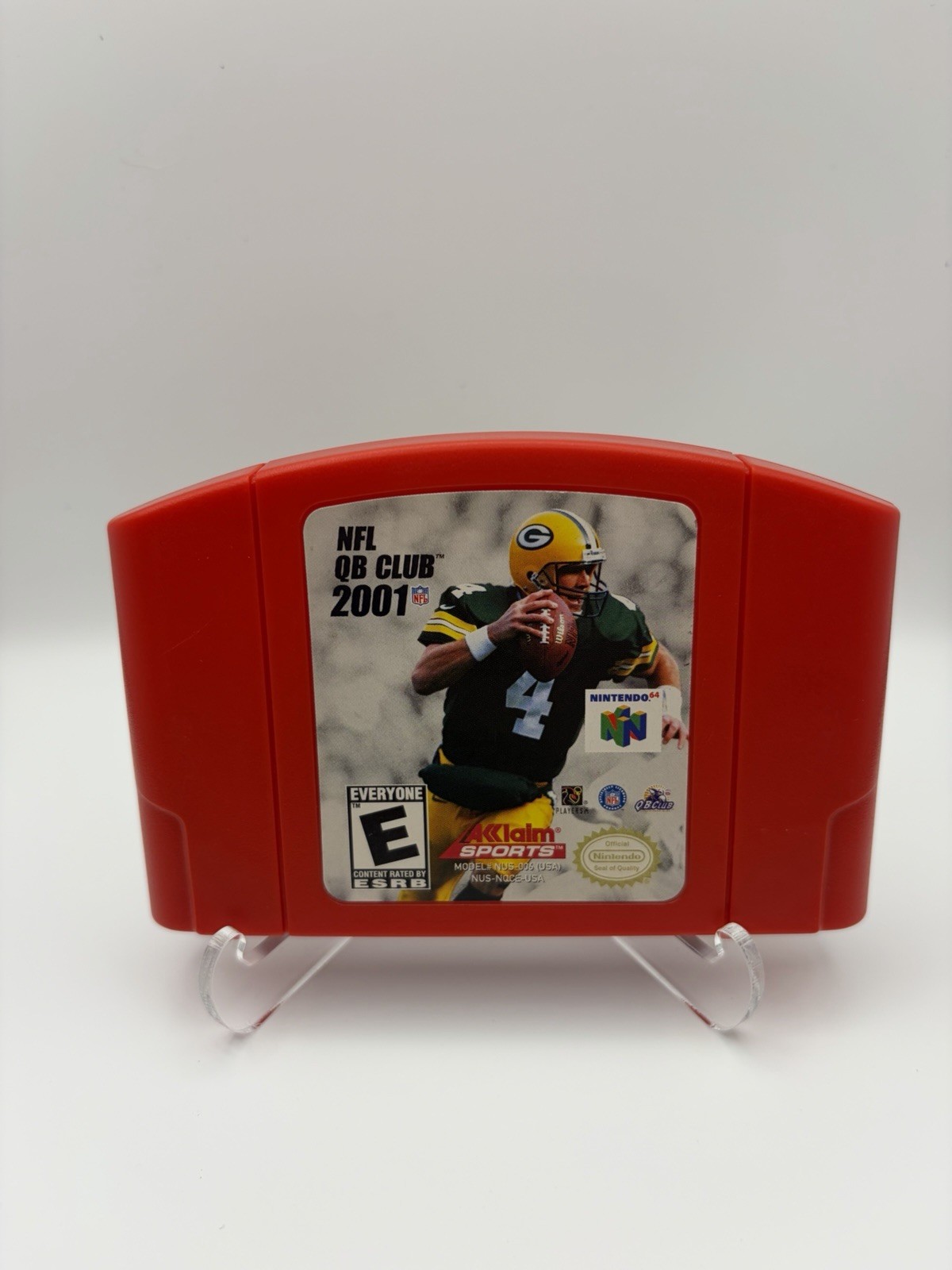 NFL QB Club 2001 Authentic Cart Only Nintendo 64 (N64) Tested Working