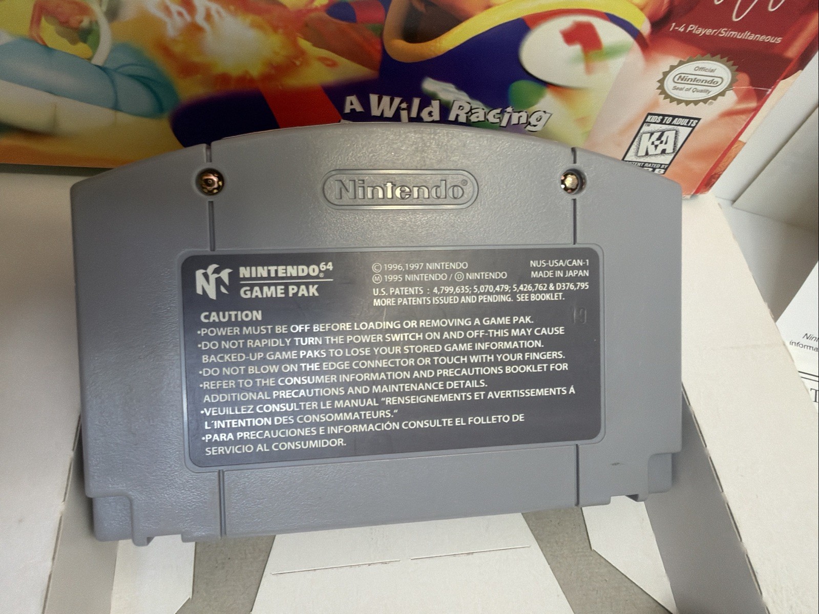 Diddy Kong Racing Nintendo 64 N64 Authentic Complete In Nice Box CIB 5 Inserts