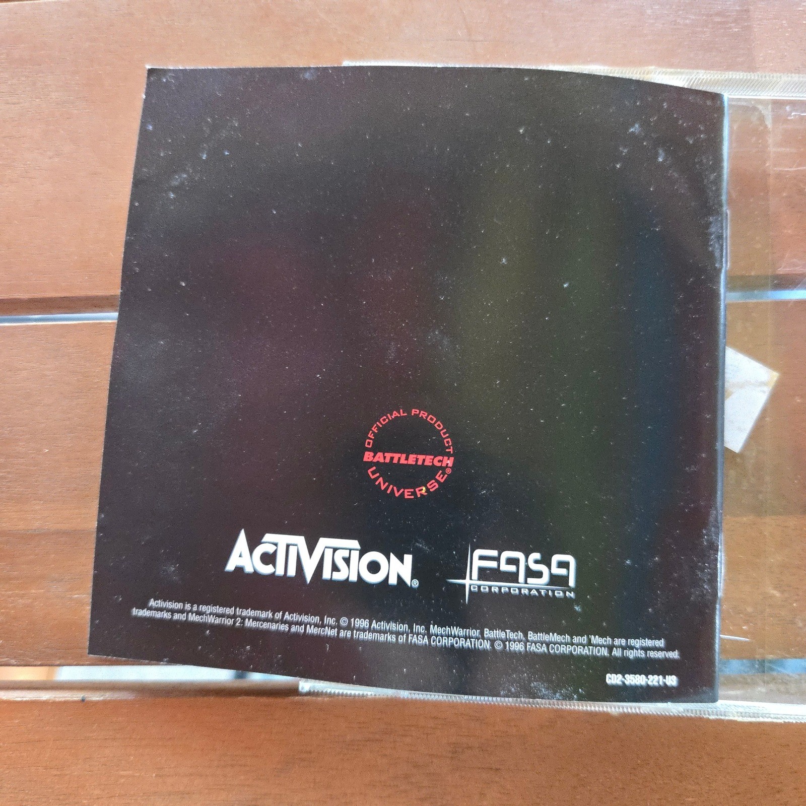 VTG MechWarrior 2 Mercenaries PC Game Activision Red Disc Windows 95 MS DOS 1996