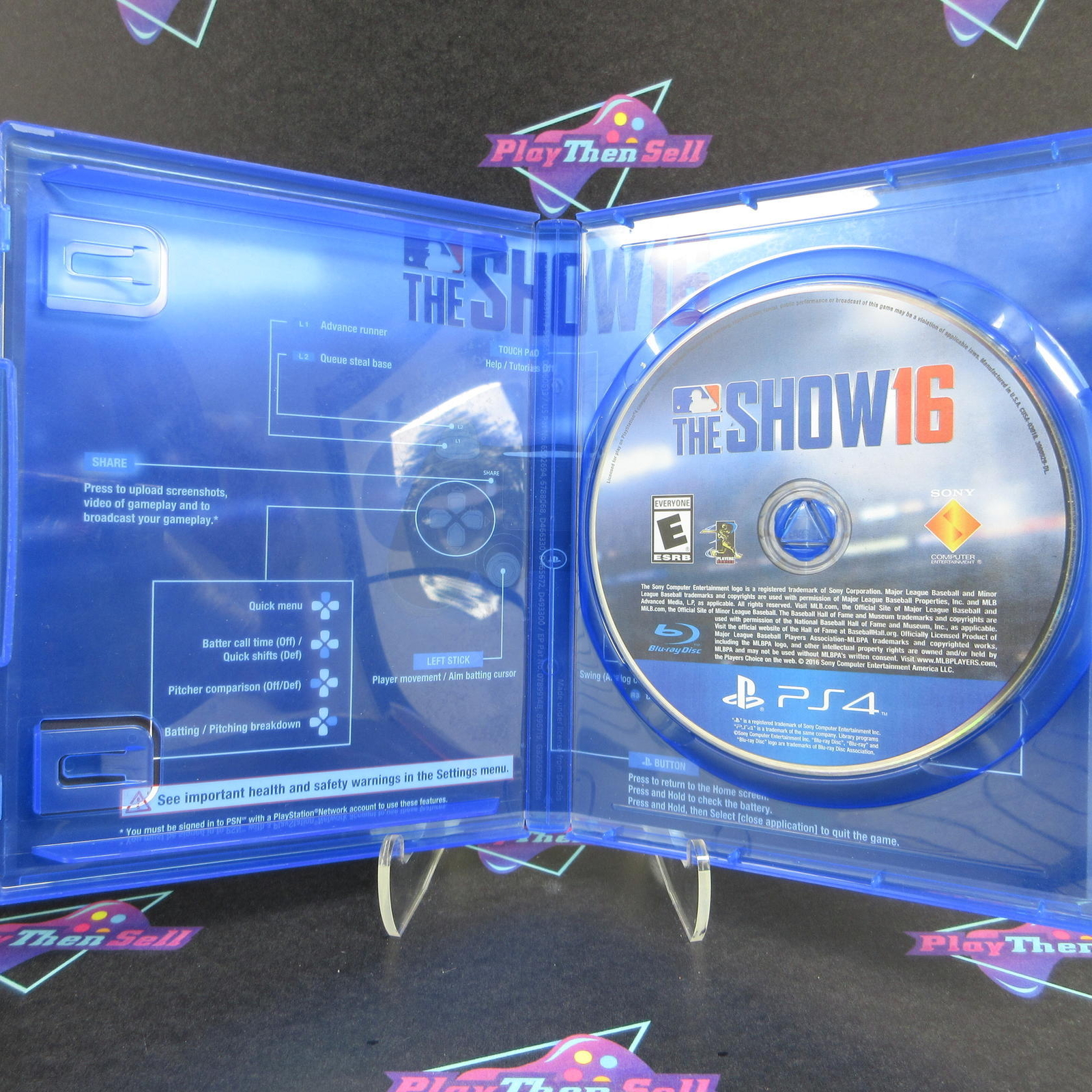 Refurbished MLB The Show 16 PS4 PlayStation 4 Complete – Excellent Cond