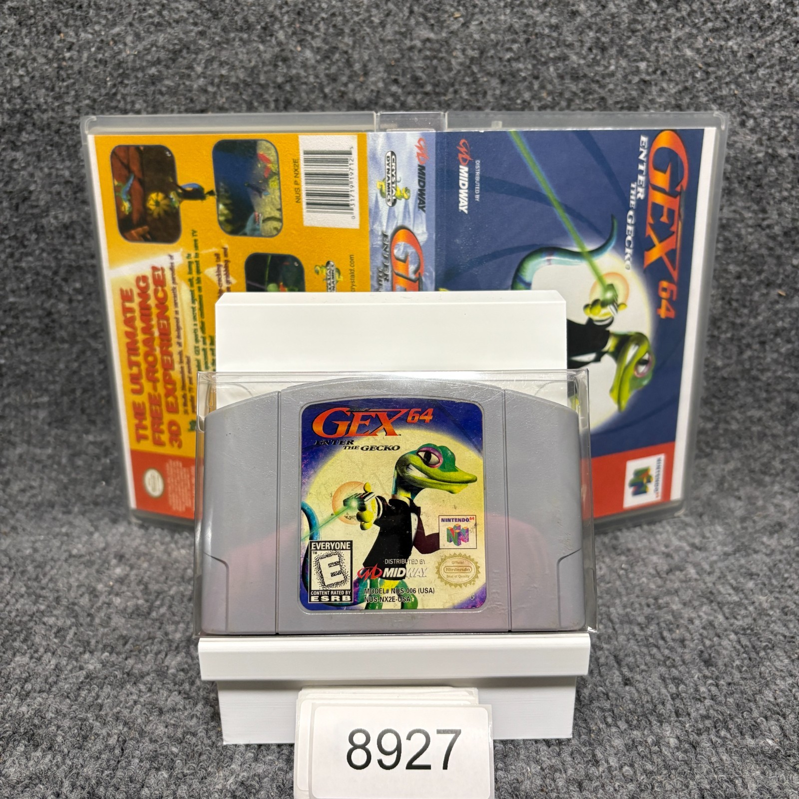 Gex 64 Nintendo 64 Cartridge & Case Tested Works