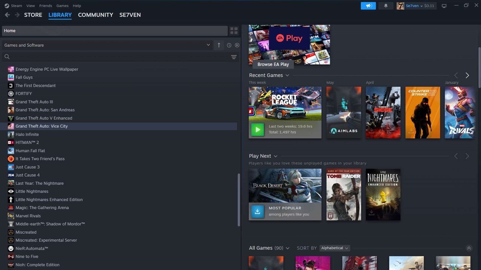 Steam Acc | Level 23 | Rust (383 Twitch Drops) + Rocket League | 78+ Games