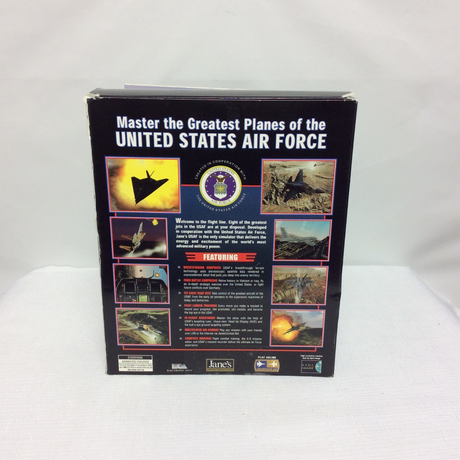 Jane’s Combat Simulations USAF United States Air Force PC CD-ROM 1998