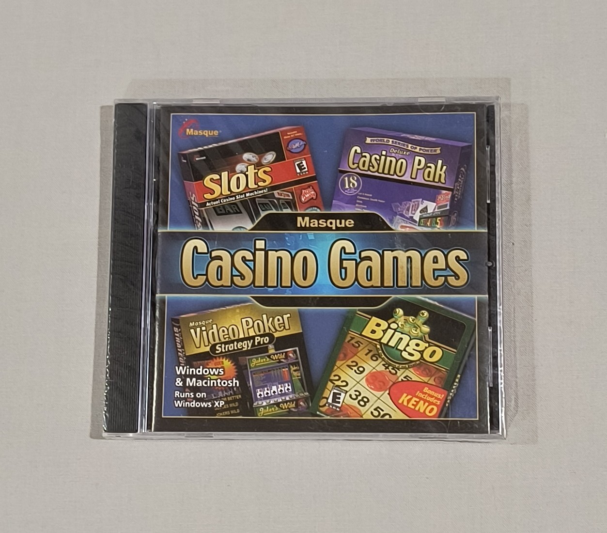 Masque Casino Games Windows Macintosh PC CD ROM 2003