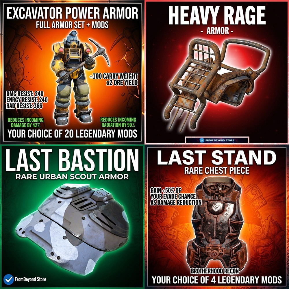 FALLOUT 76 [PC] ANY UNIQUE WEAPON YOU WANT + 4 LEGENDARY MODS