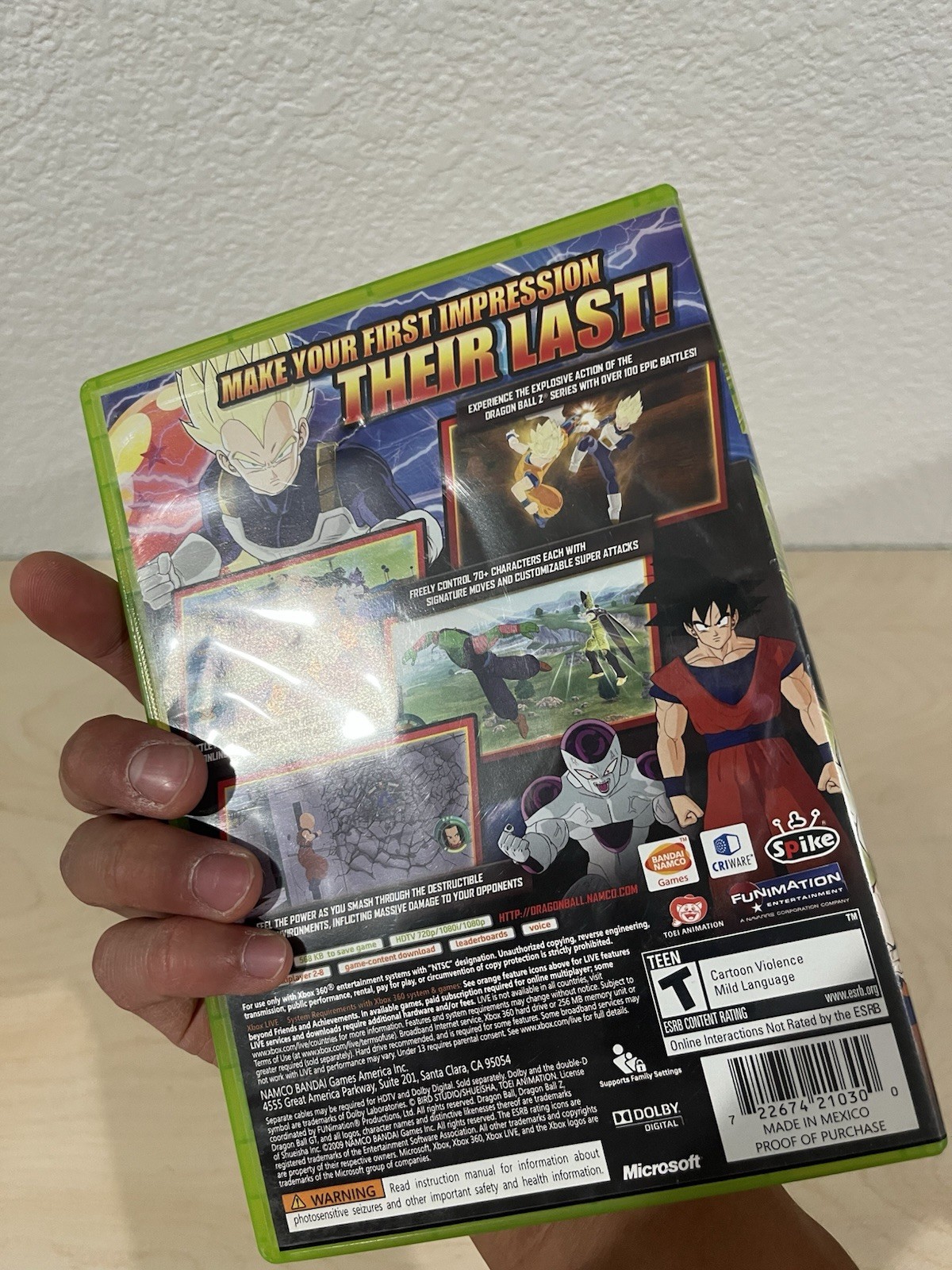 Dragon Ball: Raging Blast (Microsoft Xbox 360, 2009) Check Description