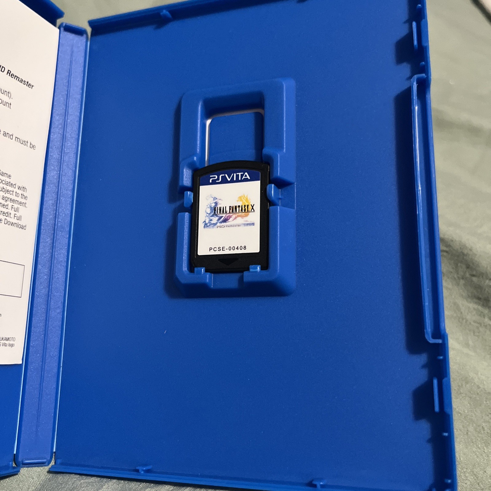 Final Fantasy X/X-2 HD Remaster PlayStation PS Vita Square Enix Complete CIB