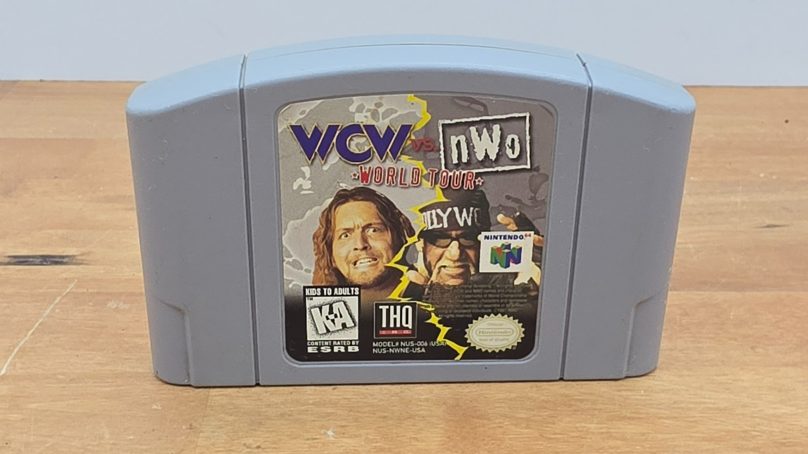 Authentic WCW vs. NWO World Tour Nintendo 64 N64 WWF Authentic Tested Working