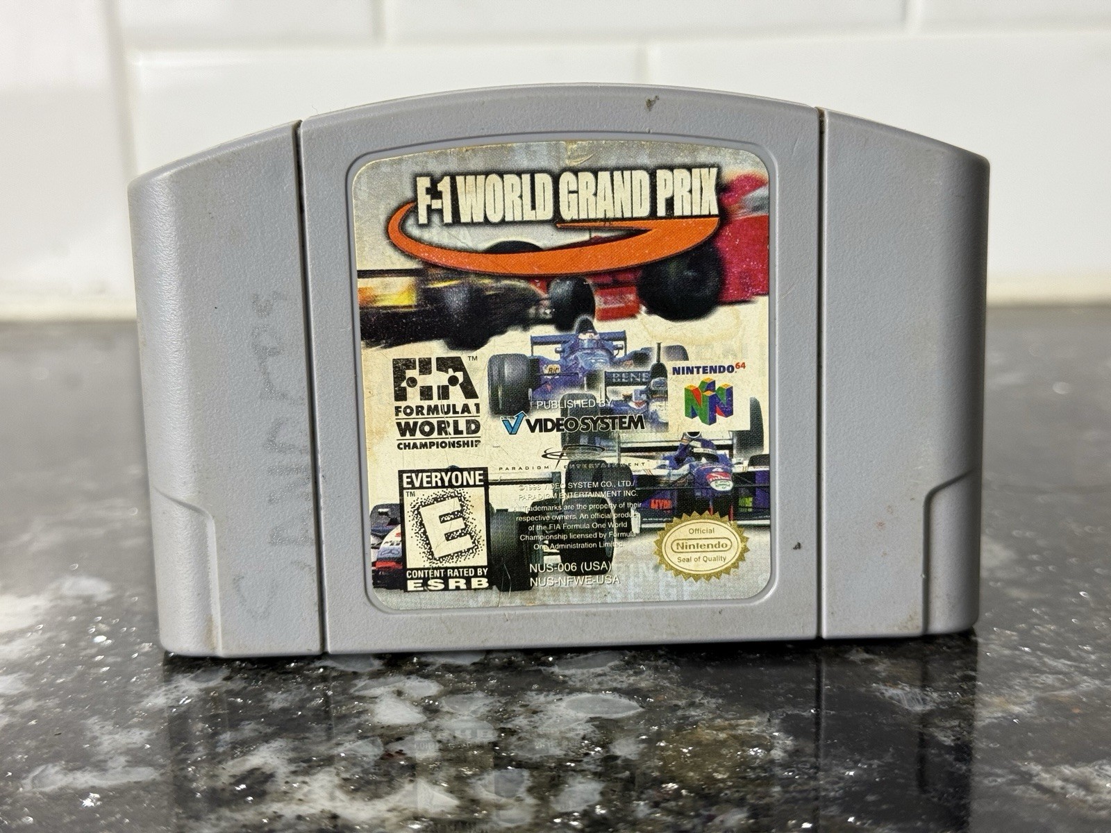F-1 World Grand Prix (Nintendo 64 N64, 1998) AUTHENTIC CLEANED TESTED!!