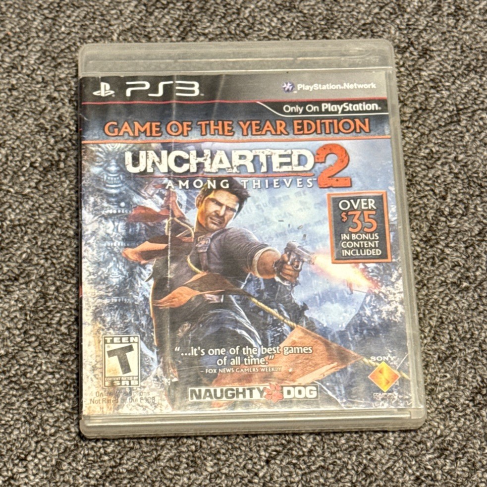 Uncharted 2: Among Thieves (Sony PlayStation 3, 2009) PS3 Complete CIB W/ Manual