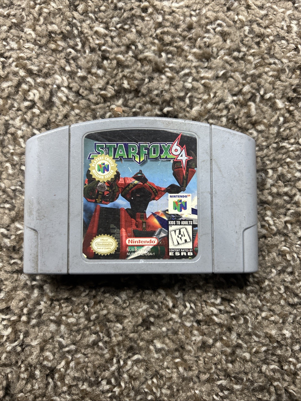 Star Fox 64 (Nintendo 64, 1997) N64 Fully TESTED and Working Authentic Cart