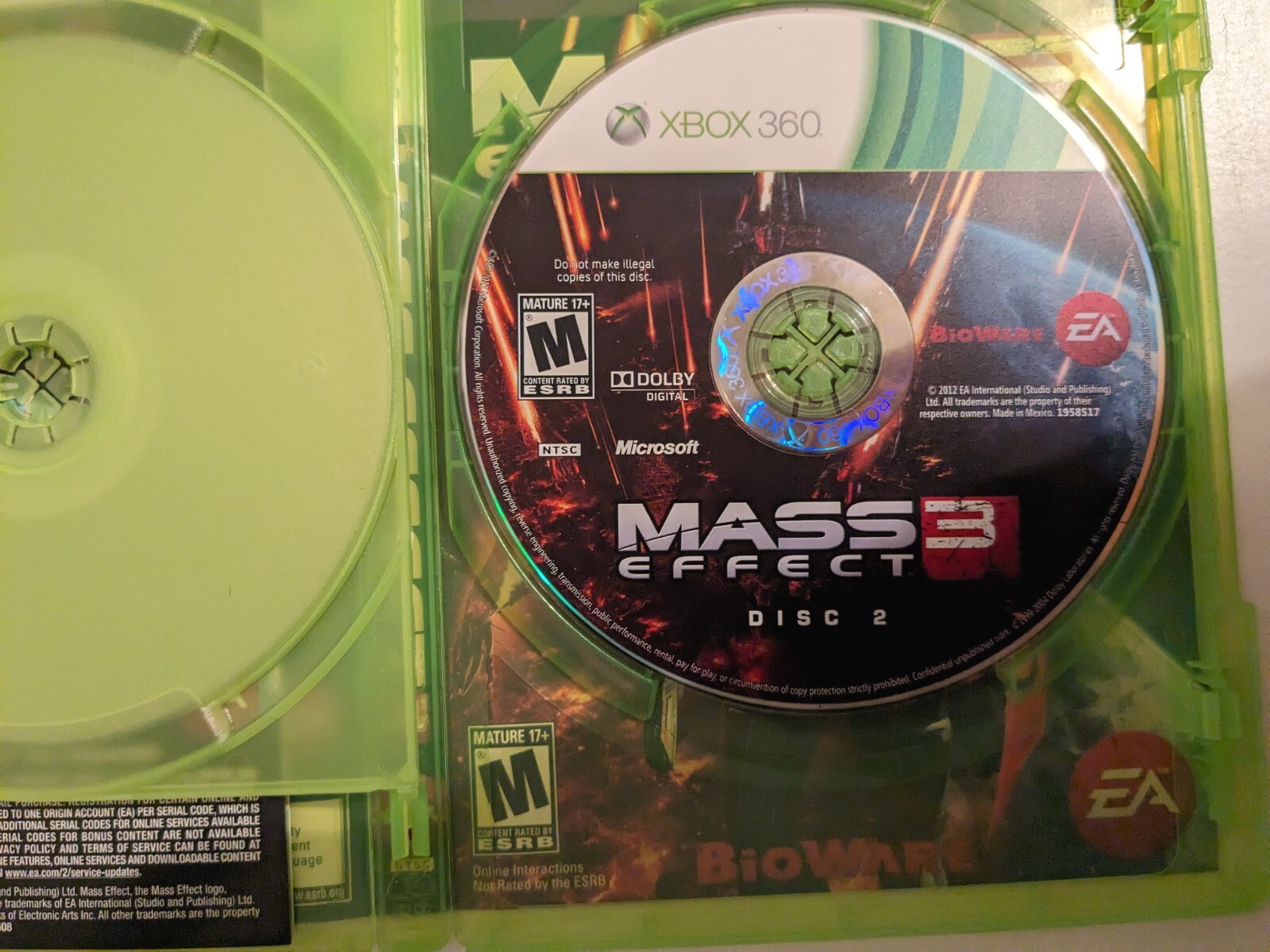 Mass Effect 3 Xbox 360 2012 – Complete CIB