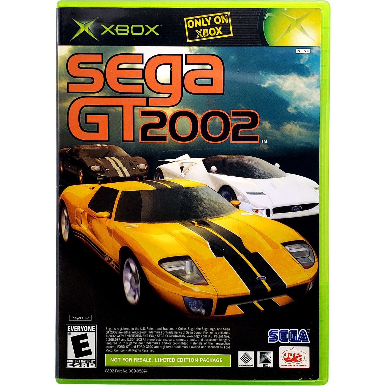 Sega GT 2002 & JSRF – Microsoft Xbox Pristine Tested Authentic
