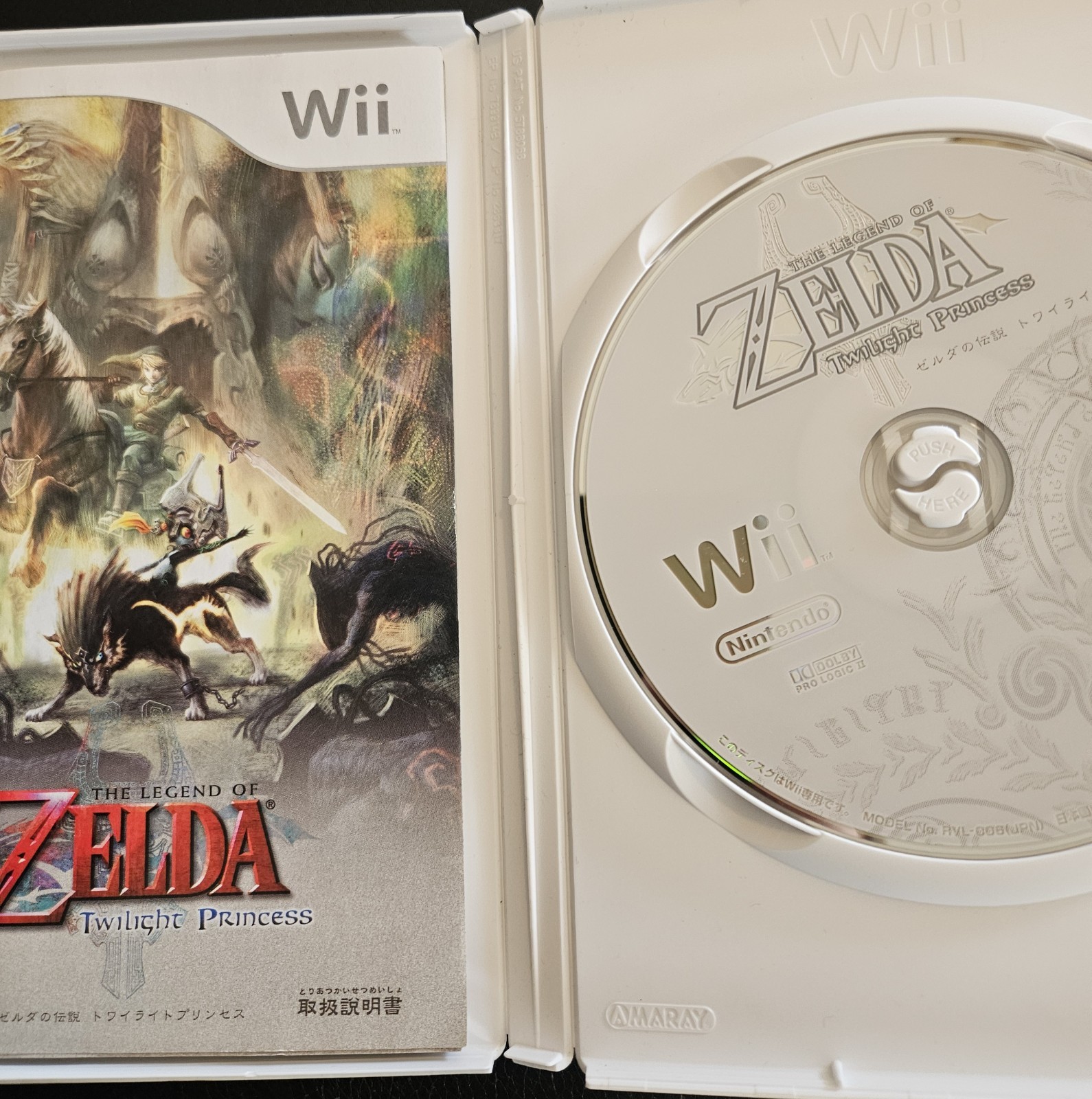 Nintendo The Legend of Zelda: Twilight Princess – Wii Japanese Version Cib