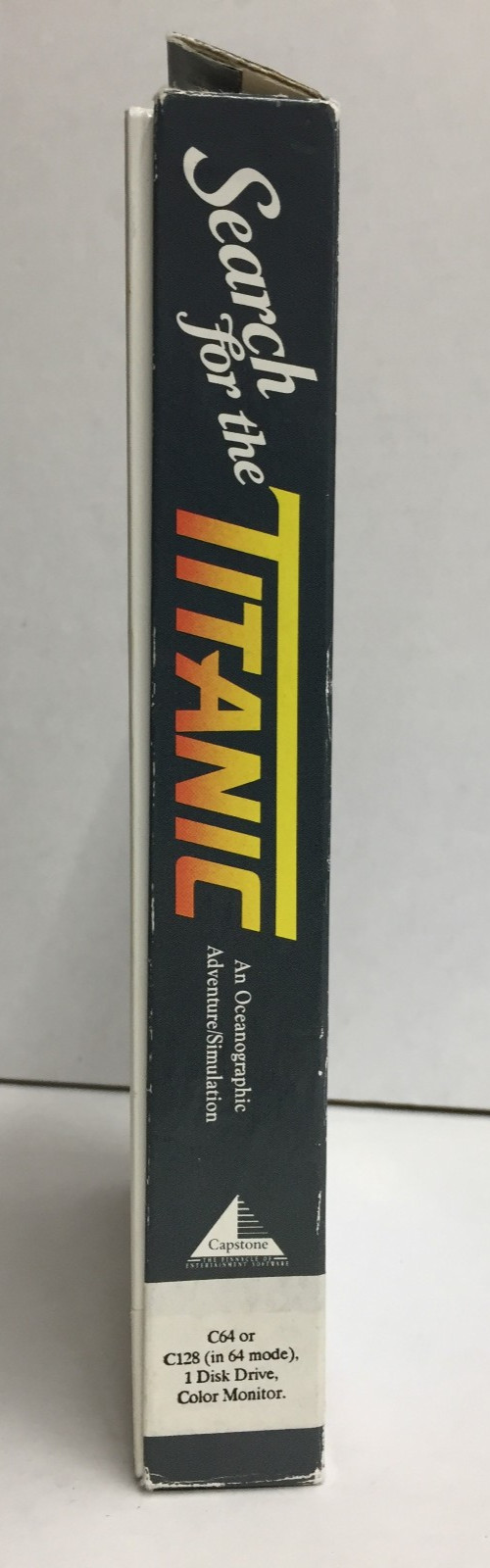 SEARCH FOR THE TITANIC Commodore 64 C64 CIB Complete MANUAL Inserts MAP Capstone