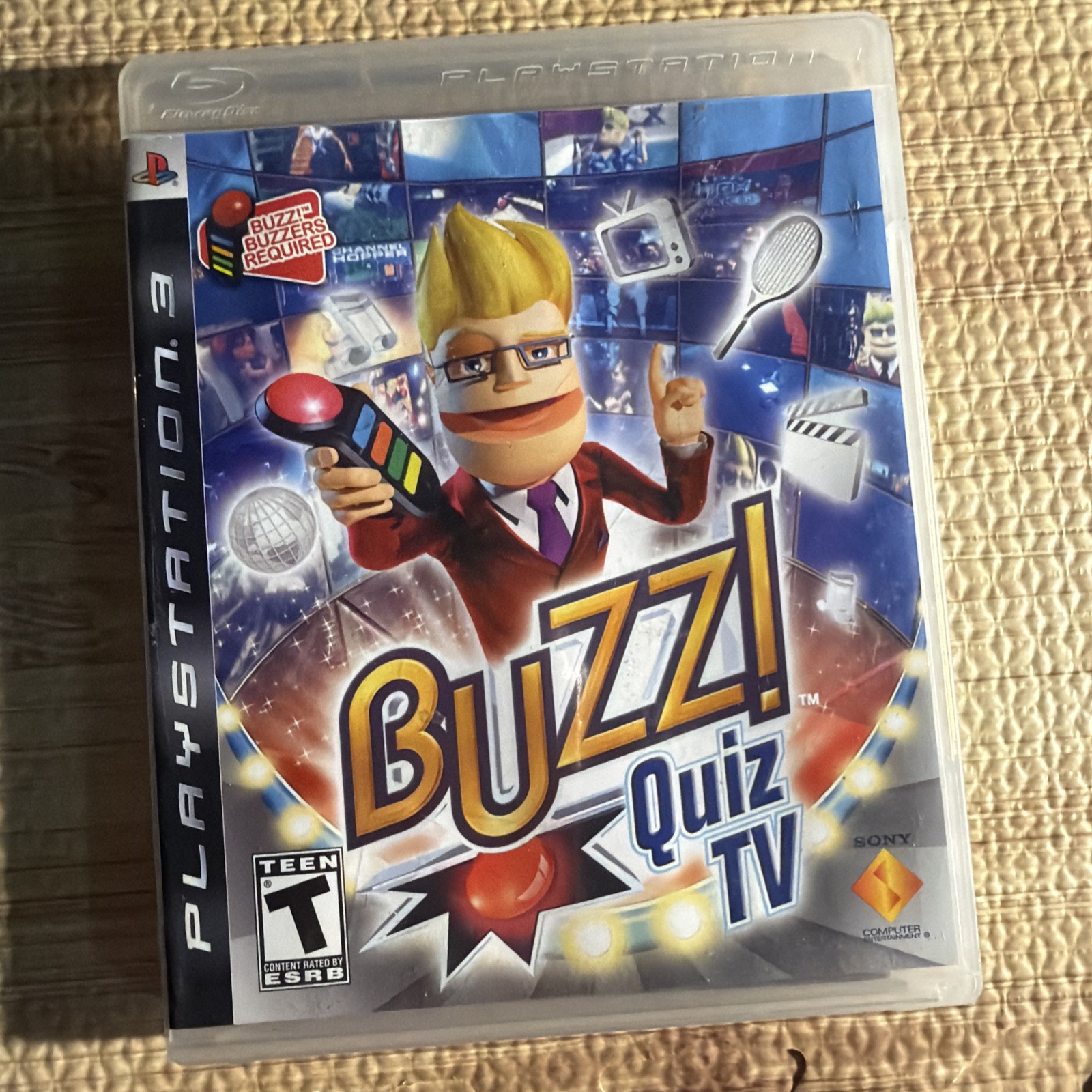 Buzz Quiz TV (Sony PlayStation 3, 2008) CIB Tested Working