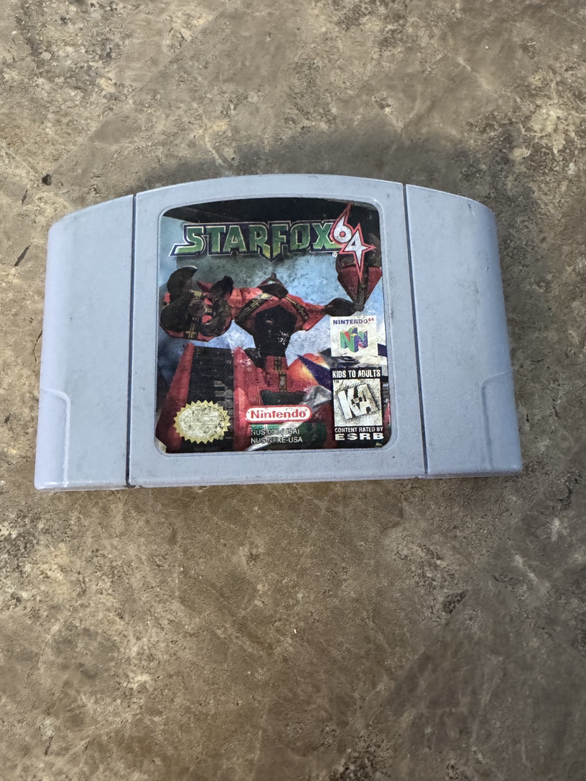 Nintendo Star Fox 64 N64 Game Cartridge Authentic Tested Working
