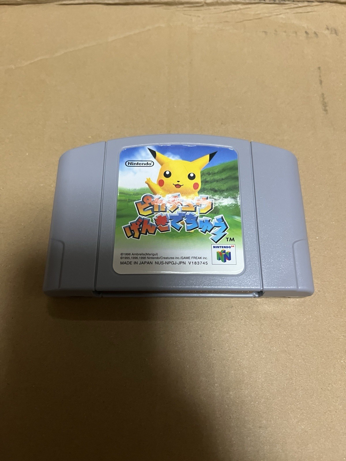 N64 — Pikachu Genki de Chu — CanSave! Nintendo 64, JAPAN