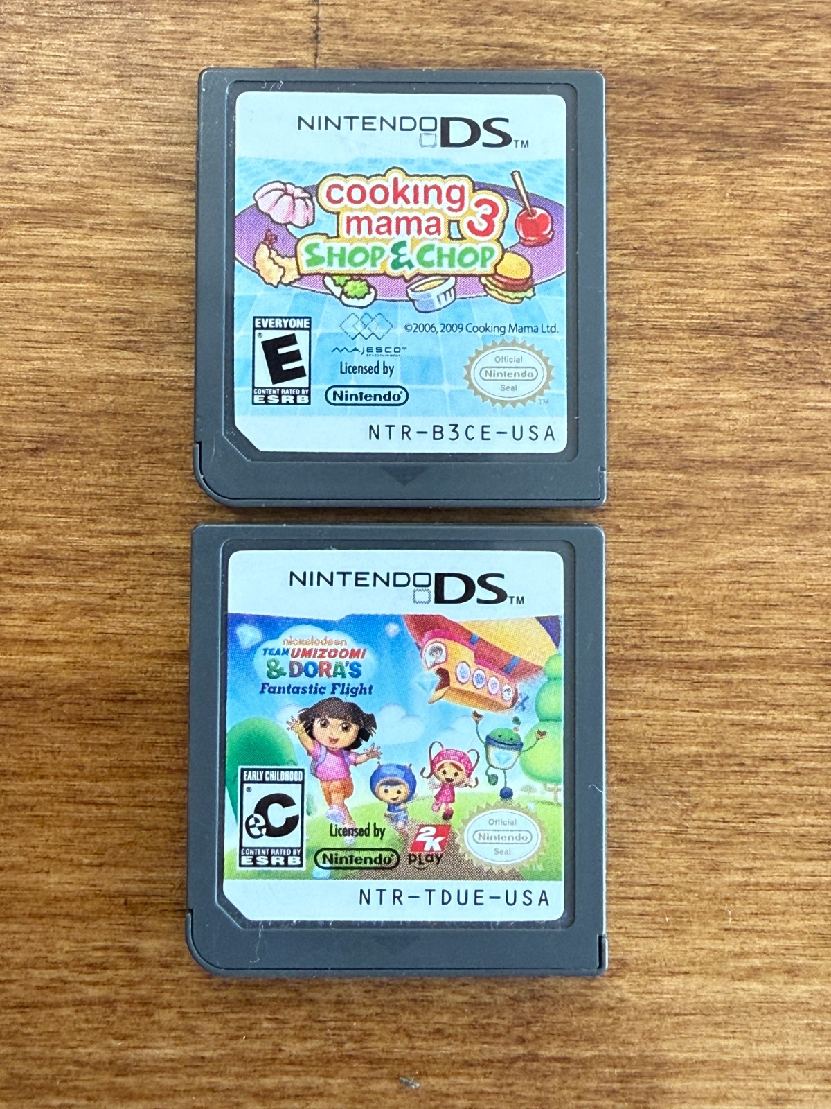 Cooking Mama 3: Shop & Chop (Nintendo DS, 2009) & Team Umizoomi & Dora Lot