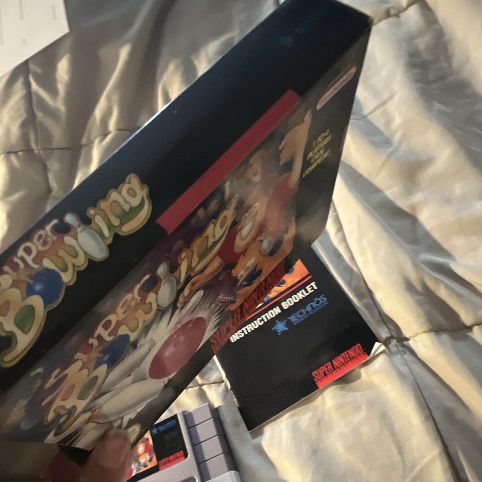 Technos Super Bowling SNES CIB Complete in Box w/ Manual NTSC-U/C
