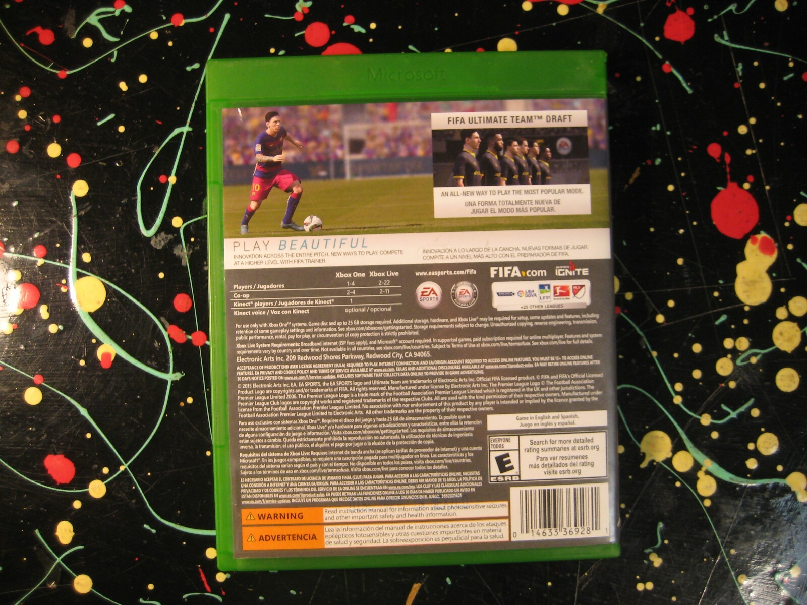 FIFA 16 Xbox One 1 EA Sports Soccer Game