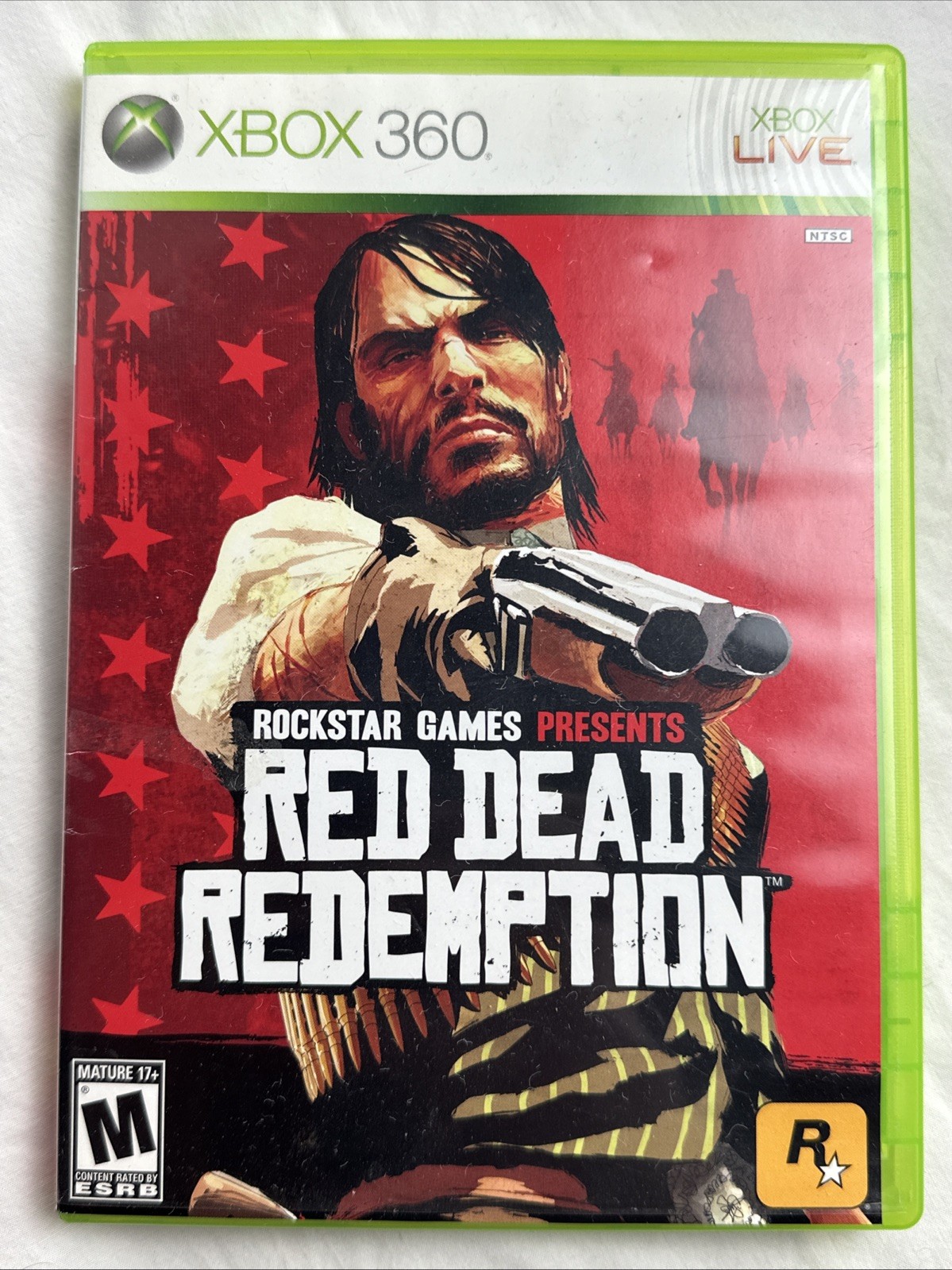 XBOX 360 Red Dead Redemption Xbox Live Rockstar Video Game M Mature 17+ Outlaws