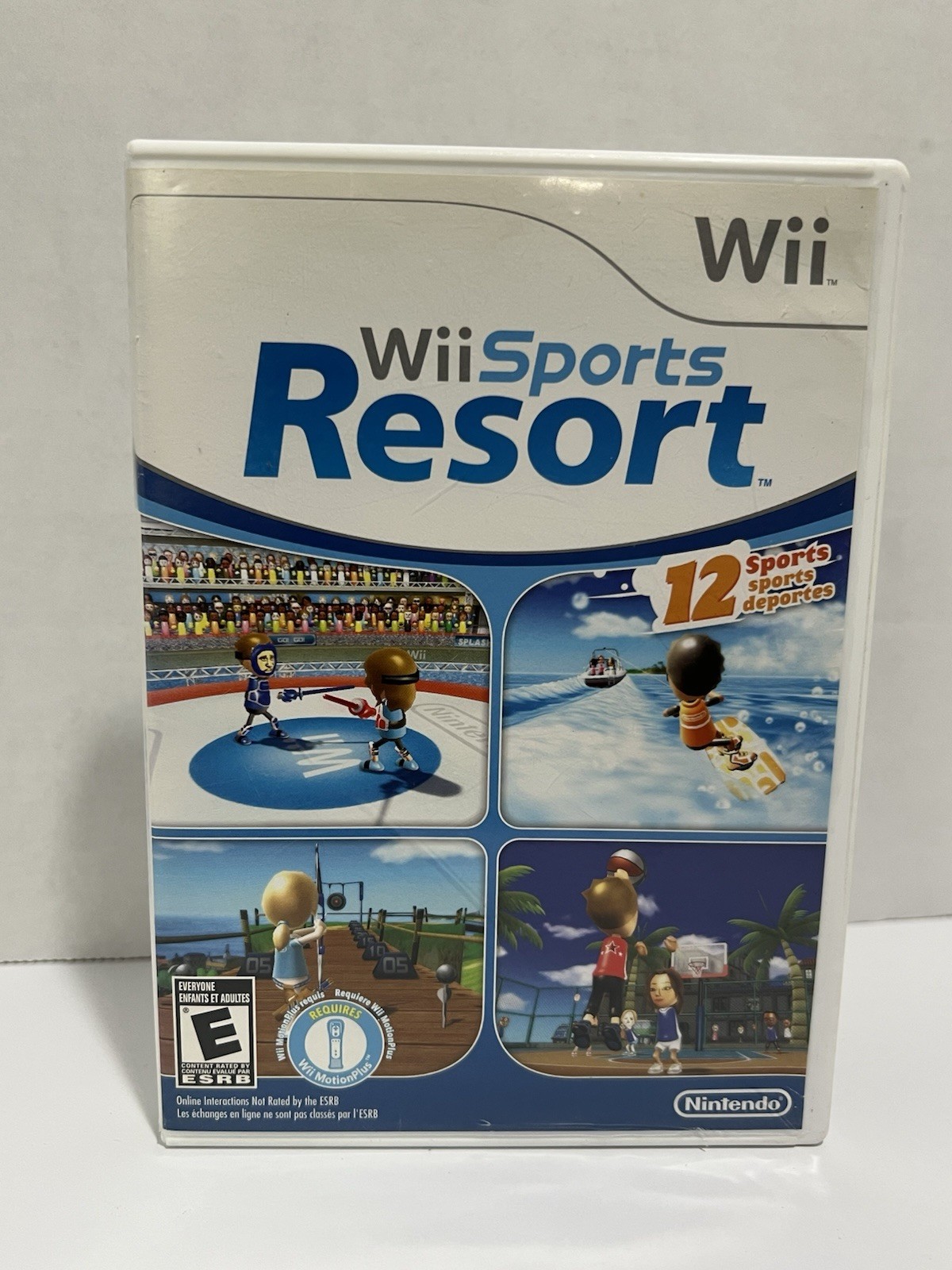 Wii Sports Resort (Nintendo Wii, 2009) Complete In Box, Tested & Working