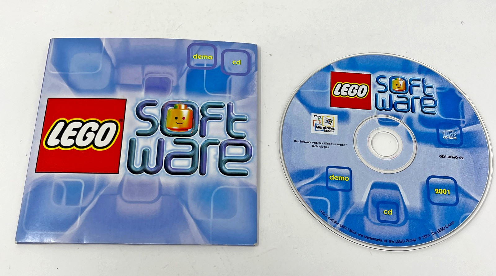 Lego Software Demo CD 2001 Windows 95/98 PC CD-ROM Used