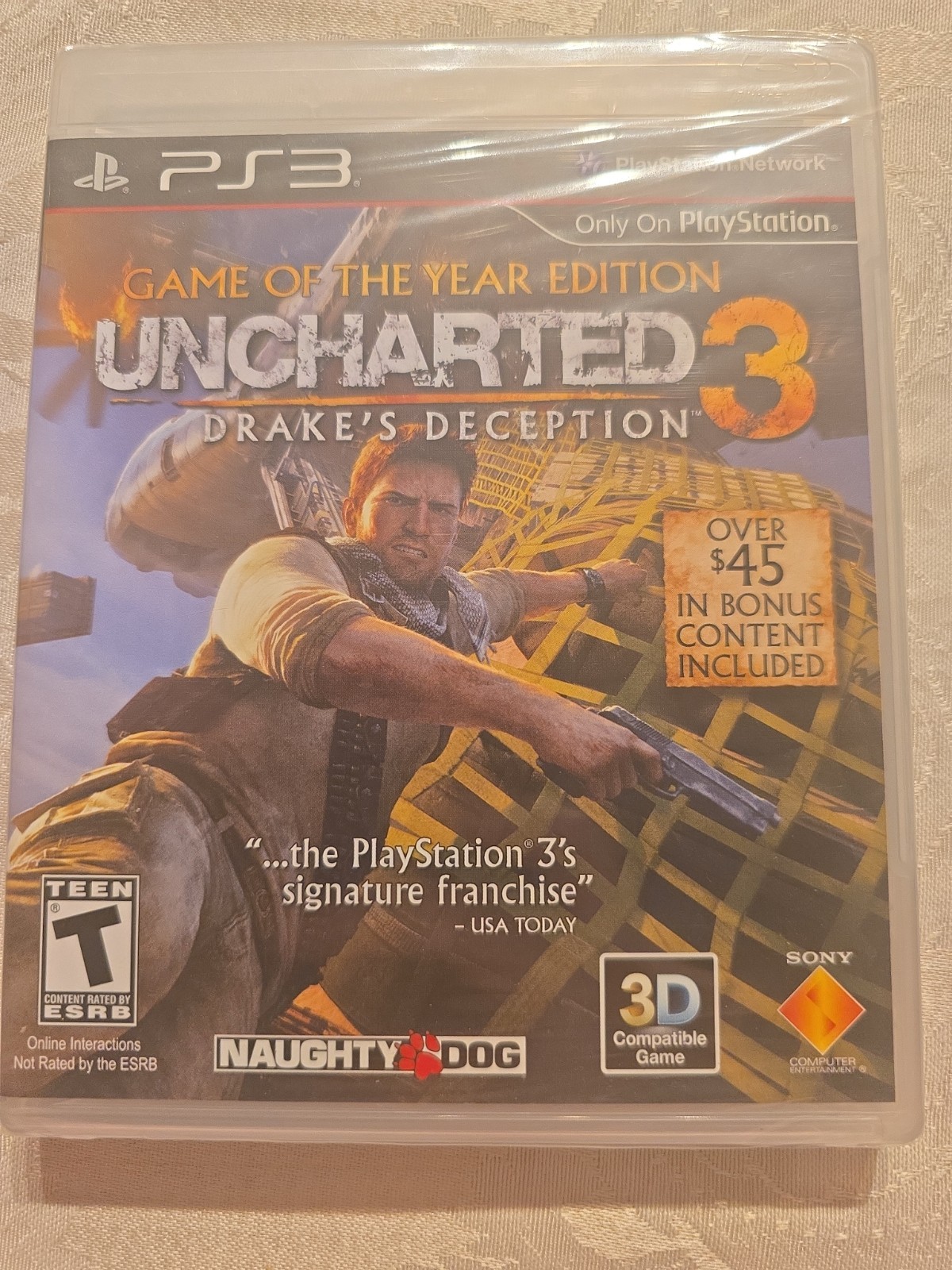 Uncharted 3: Drake’s Deception — GOTYE (PlayStation 3) NEW, Tested, NIB