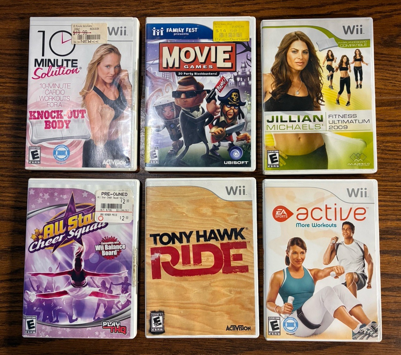 Nintendo Wii Game Lot Bundle Of 34 – No Duplicates – Various Genres
