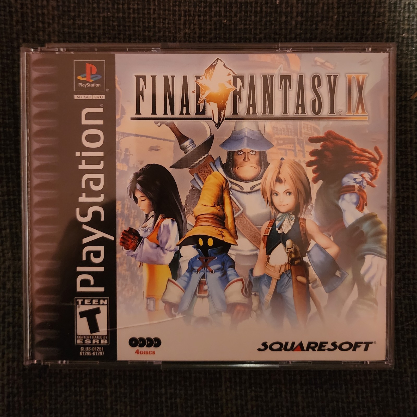 Final Fantasy IX Black Label 2000 PS1 CIB W/ REG CARD TESTED