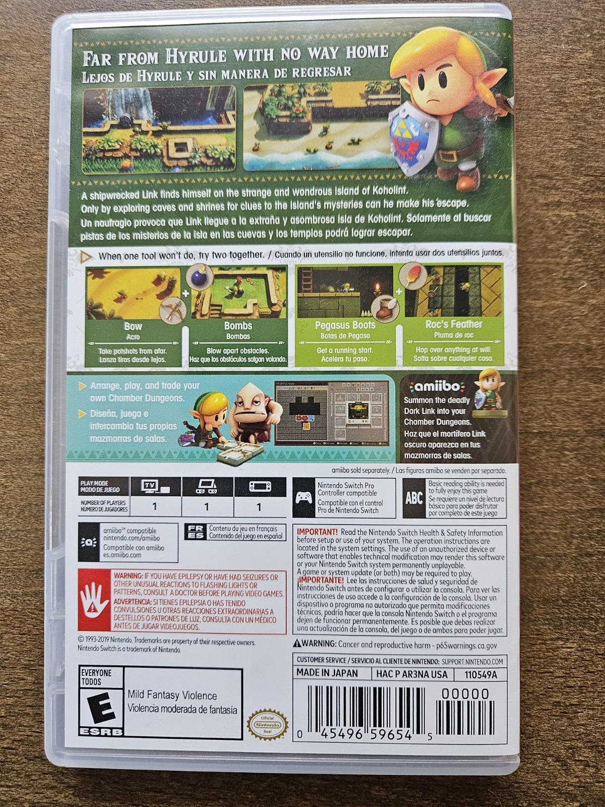 Nintendo The Legend of Zelda: Link’s Awakening Switch amiibo NTSC-U/C 2019