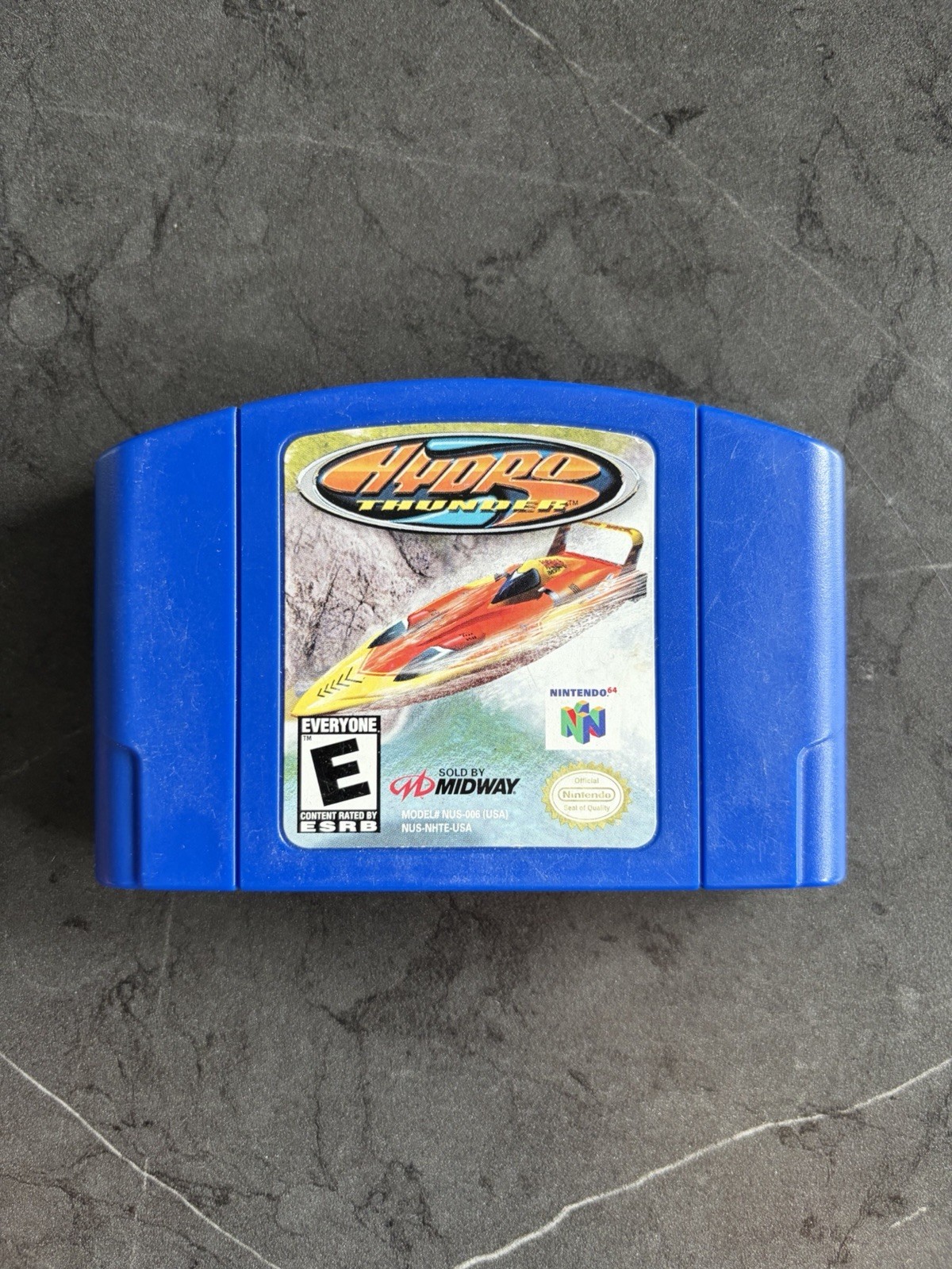 Hydro Thunder (Nintendo 64) N64 blue video game cart only AUTHENTIC water racing