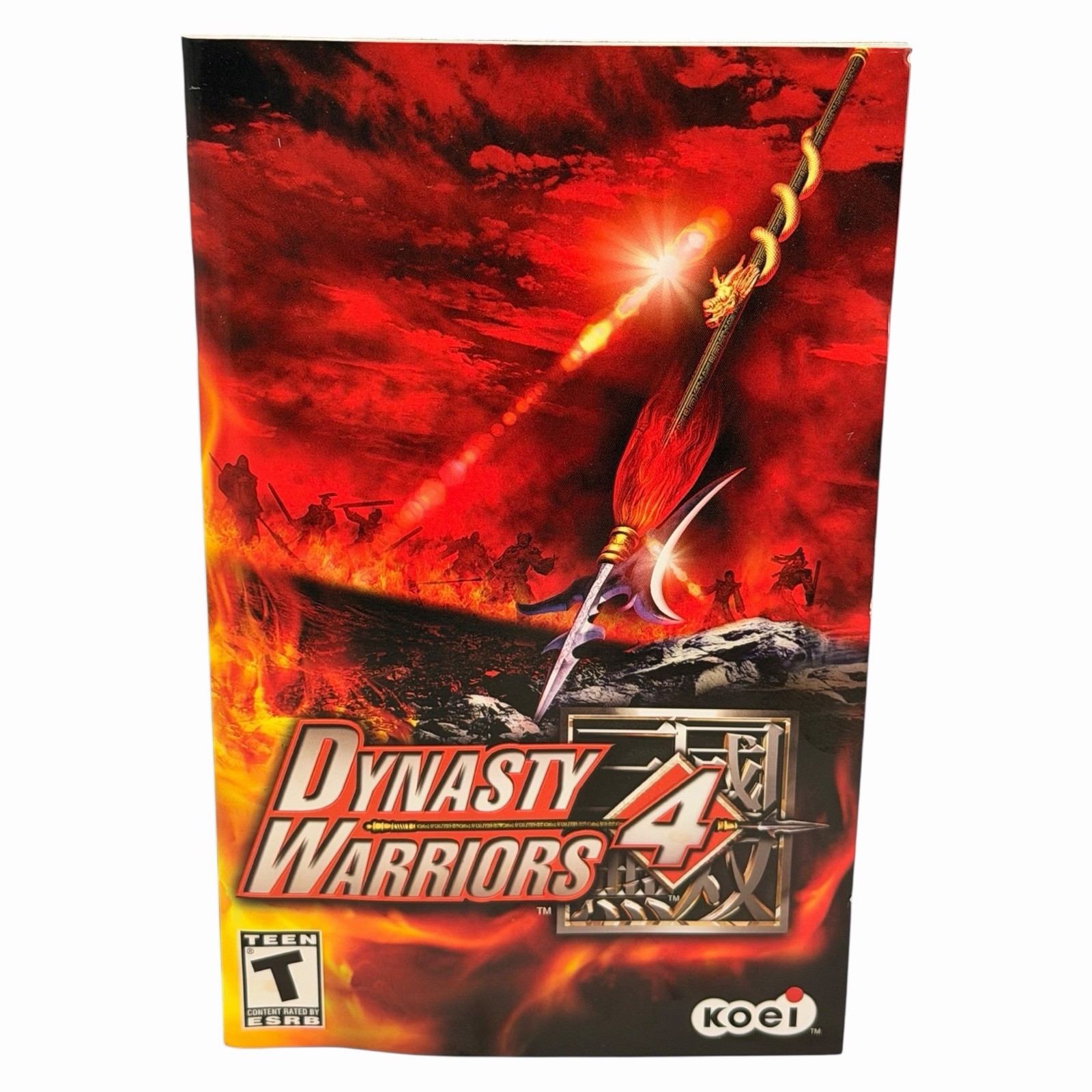 Dynasty Warriors 4 (Sony PS2, 2003) Black Label Complete w/ Manual Tested