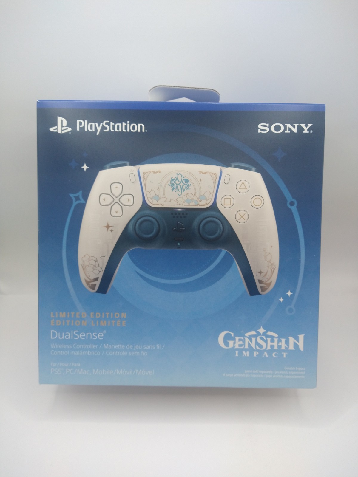Genshin Impact Dualsense Controller, PlayStation 5 (PS5) PS DIRECT [Brand New]